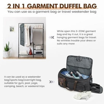 VoyageX™ 2-in-1 Garment Duffle Bag